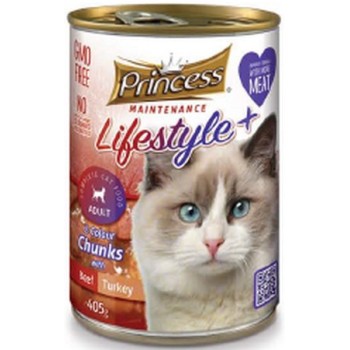 Princess κονσέρβα lifestyle 2 colors Cat βοδινό, γαλοπούλα 405gr