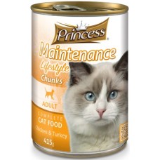 Princess κονσέρβα lifestyle 2 colors Cat κοτόπουλο, γαλοπούλα 405gr