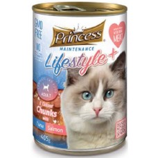 Princess κονσέρβα lifestyle 2 colors Cat τόνος, σολομός 405gr
