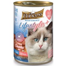 Princess κονσέρβα lifestyle 2 colors Cat τόνος, σολομός 405gr Princess κονσέρβα lifestyle 2 colors Cat τόνος, σολομός 405gr