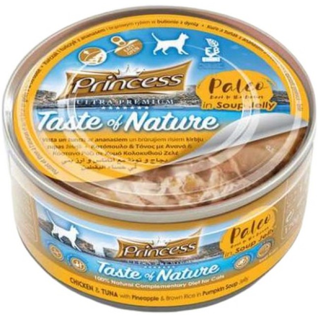 Princess Paleo Tόνος σε σούπα με κολοκύθι και ανανά 170g Princess Paleo Tόνος σε σούπα με κολοκύθι και ανανά 170g