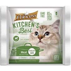 Princess kitchen's best cat 4 φακελάκια κοτόπουλο, συκώτι 4x100g Princess kitchen's best cat 4 φακελάκια κοτόπουλο, συκώτι 4x100g