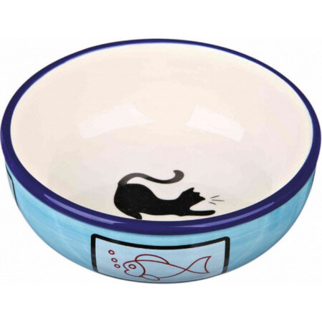 Trixie πιάτο κεραμικό γάτας 0.35lt/13cm