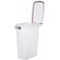 Trixie κάδος τροφής 15l / 22x41x33cm διαφανές/άσπρο Trixie κάδος τροφής 15l / 22x41x33cm διαφανές/άσπρο