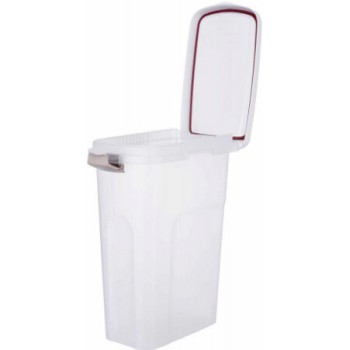 Trixie κάδος τροφής 15l / 22x41x33cm διαφανές/άσπρο Trixie κάδος τροφής 15l / 22x41x33cm διαφανές/άσπρο