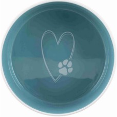 Trixie πιάτο κεραμικό pet's home 1.4l/20cm κρεμ/θαλασσί Trixie πιάτο κεραμικό pet's home 1.4l/20cm κρεμ/θαλασσί