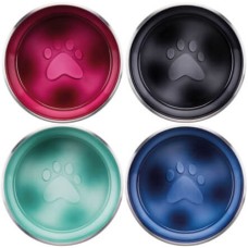 Trixie πιάτο ανοξείδωτο με λαστιχένια βάση 1,3l /20cm Trixie πιάτο ανοξείδωτο με λαστιχένια βάση 1,3l /20cm