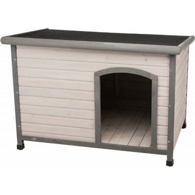 Trixie σπίτι σκύλου natura επίπεδης οροφής L 116x82x79cm γκρι Trixie σπίτι σκύλου natura επίπεδης οροφής L 116x82x79cm γκρι