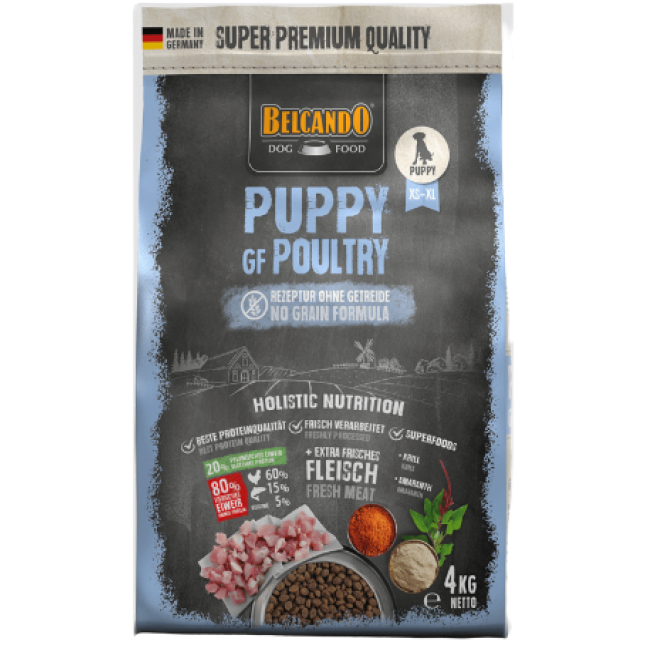 Belcando Ρυρργ Grain Free πουλερικά 4kg Belcando Ρυρργ Grain Free πουλερικά 4kg