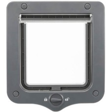 Trixie πόρτα γάτας 2-way 20x22cm γκρι Trixie πόρτα γάτας 2-way 20x22cm γκρι
