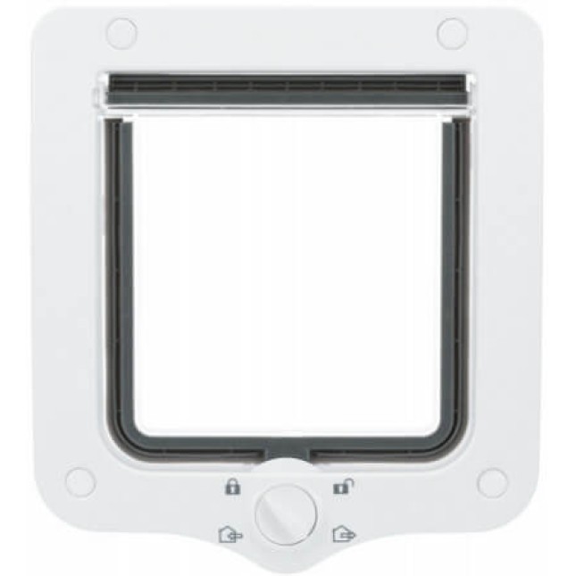 Trixie πόρτα γάτας 4-way 20x22cm άσπρο Trixie πόρτα γάτας 4-way 20x22cm άσπρο