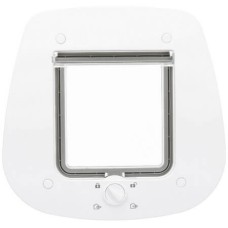 Trixie πόρτα γάτας 4-way για γυάλινες πόρτες 27x26cm άσπρο
