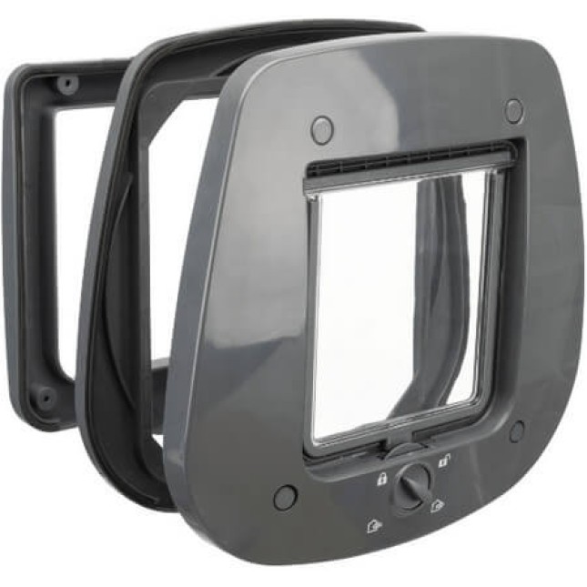 Trixie πόρτα γάτας 4-way για γυάλινες πόρτες 27x26cm Trixie πόρτα γάτας 4-way για γυάλινες πόρτες 27x26cm