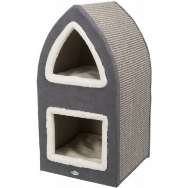 Trixie νυχοδρόμιο marcy tower 75cm κρεμ/γκρι