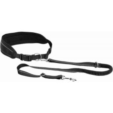 Trixie ζώνη μέσης με οδηγό, μαύρη 75-120cm / 9cm Trixie ζώνη μέσης με οδηγό, μαύρη 75-120cm / 9cm