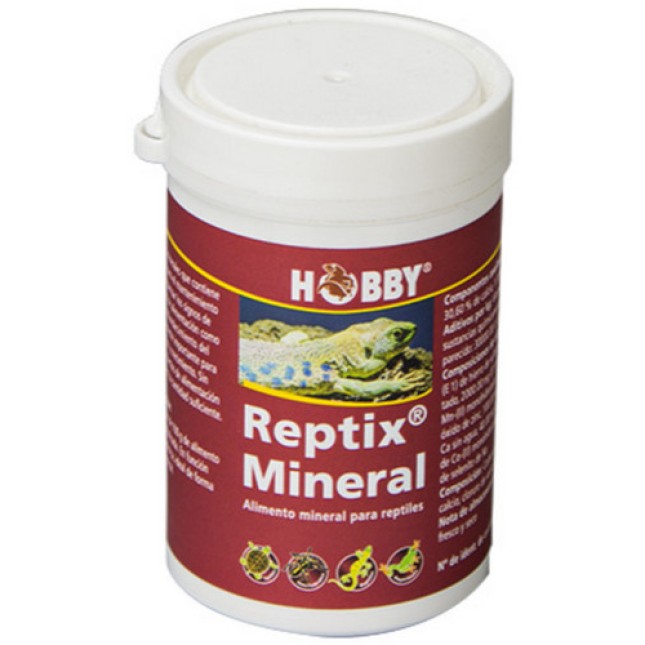 Hobby reptix mineral με ασβέστιο, φωσφόρο, βιταμίνη D3 120ml Hobby reptix mineral με ασβέστιο, φωσφόρο, βιταμίνη D3 120ml