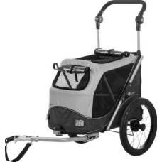 Trixie τρέιλερ ποδηλάτου αναδιπλούμενο s 58x93x74/114cm grey Trixie τρέιλερ ποδηλάτου αναδιπλούμενο s 58x93x74/114cm grey