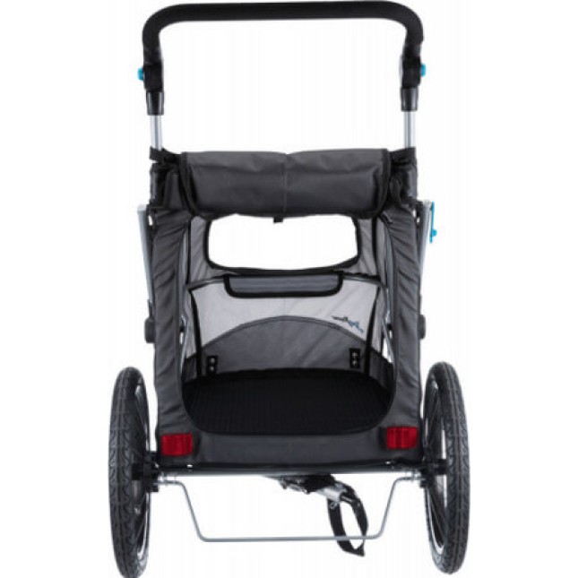 Trixie τρέιλερ ποδηλάτου αναδιπλούμενο s 58x93x74/114cm grey