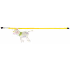 Trixie παιχνίδι για γάτες ραβδί με μαγική αγελάδα που τσιρίζει 47cm