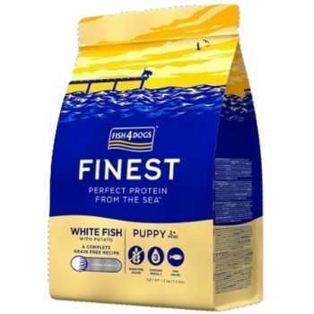 Fish4Dogs λευκό ψάρι ωκεανού για κουτάβια 1.5kg