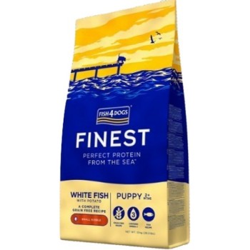 Fish4Dogs λευκό ψάρι ωκεανού για κουτάβια 12kg Fish4Dogs λευκό ψάρι ωκεανού για κουτάβια 12kg