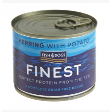 Fish4Dogs κονσέρβα με ρέγγα χωρίς σιτηρά για ενήλικους σκύλους 185gr Fish4Dogs κονσέρβα με ρέγγα χωρίς σιτηρά για ενήλικους σκύλους 185gr