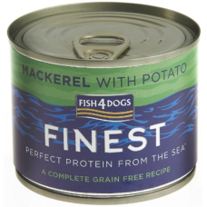 Fish4Dogs κονσέρβα με σκουμπρί χωρίς σιτηρά για ενήλικους σκύλους 185gr Fish4Dogs κονσέρβα με σκουμπρί χωρίς σιτηρά για ενήλικους σκύλους 185gr