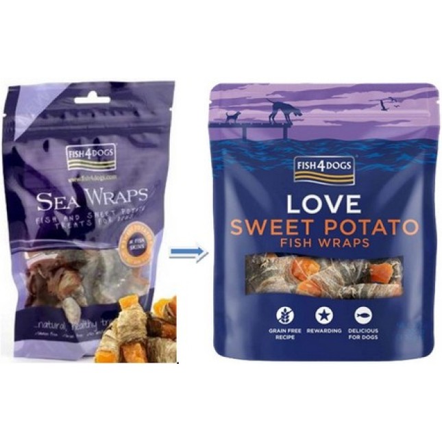 Fish4Dogs λιχουδιά από γλυκοπατάτα & ψάρι για σκύλους όλων των φυλών Fish4Dogs λιχουδιά από γλυκοπατάτα & ψάρι για σκύλους όλων των φυλών
