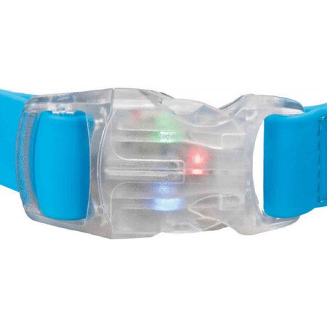 Trixie περιλαίμιο easy flash s/m 30-45cm/20mm neon μπλε Trixie περιλαίμιο easy flash s/m 30-45cm/20mm neon μπλε