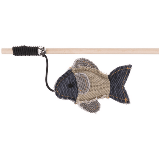 Trixie παιχνίδι ραβδί με ψάρι be nordic 40cm Trixie παιχνίδι ραβδί με ψάρι be nordic 40cm