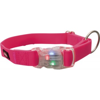 Trixie περιλαίμιο easy flash s/m 30-45cm/20mm neon ροζ Trixie περιλαίμιο easy flash s/m 30-45cm/20mm neon ροζ