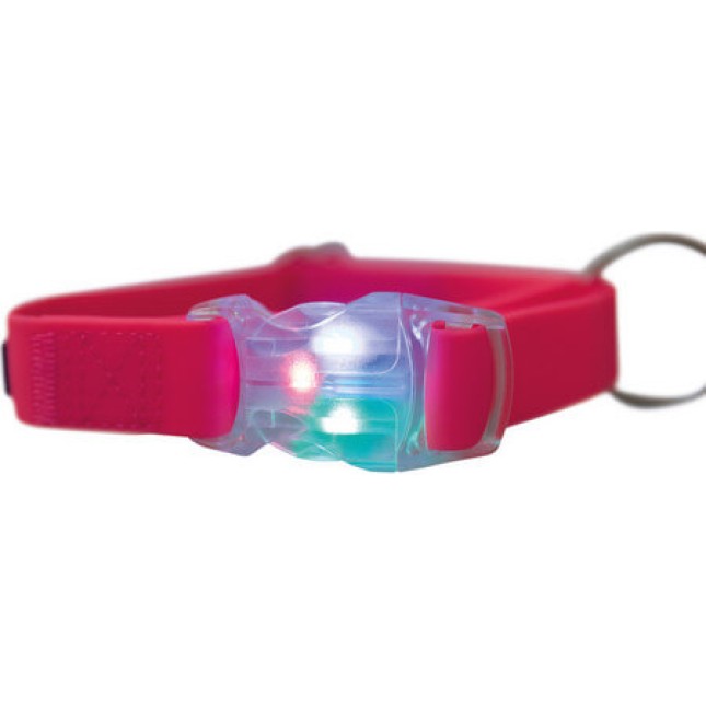 Trixie περιλαίμιο easy flash s/m 30-45cm/20mm neon ροζ Trixie περιλαίμιο easy flash s/m 30-45cm/20mm neon ροζ