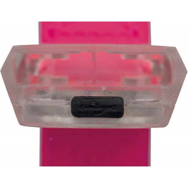 Trixie περιλαίμιο easy flash l/xl 40-65cm/25mm neon ροζ