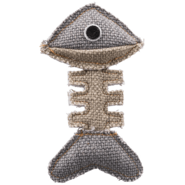 Trixie παιχνίδι κόκκαλο ψαριού be nordic polyester/βαμβάκι 13cm Trixie παιχνίδι κόκκαλο ψαριού be nordic polyester/βαμβάκι 13cm
