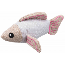 Trixie παιχνίδι γάτας ψάρι polyester/βαμβακερό 14cm Trixie παιχνίδι γάτας ψάρι polyester/βαμβακερό 14cm