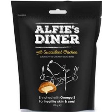 Mark & Chappel alfie's diner με τραγανές μπουκίτσες κοτόπουλου με ωμέγα 3 για το δέρμα & το τρίχωμα Mark & Chappel alfie's diner με τραγανές μπουκίτσες κοτόπουλου με ωμέγα 3 για το δέρμα & το τρίχωμα