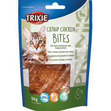 Trixie λιχουδιές γάτας premio catnip bites κοτόπουλο 50gr