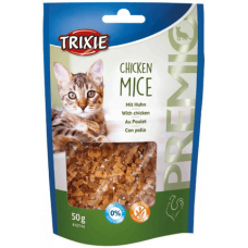 Trixie λιχουδιές γάτας premio mice με κοτόπουλο 50gr