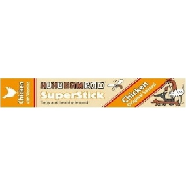 Huhubamboo στικ λουκάνικο από κοτόπουλο 12gr Huhubamboo στικ λουκάνικο από κοτόπουλο 12gr