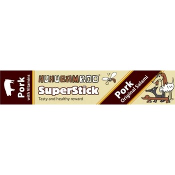 Huhubamboo στικ λουκάνικο από χοιρινό 12gr Huhubamboo στικ λουκάνικο από χοιρινό 12gr