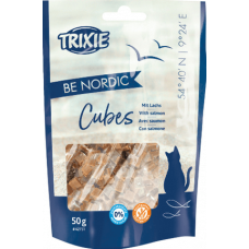 Trixie λιχουδιές γάτας be nordic salmon cubes 50gr