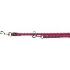 Trixie οδηγός αυξ cavo l/xl 2.00m/18mm φούξια/γραφίτης Trixie οδηγός αυξ cavo l/xl 2.00m/18mm φούξια/γραφίτης