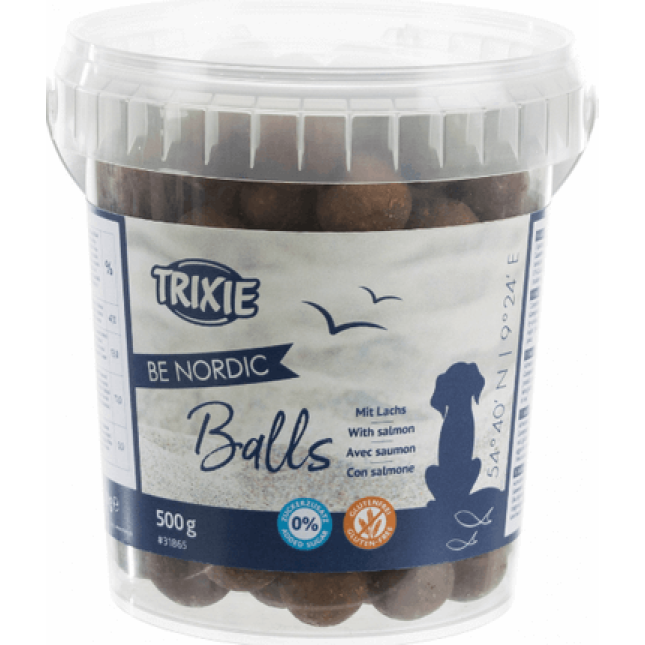 Trixie λιχουδιά be nordic salmon balls 500gr Trixie λιχουδιά be nordic salmon balls 500gr