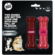 Tastybone toy Κόκαλα με γεύσεις μοσχαρίσιο λουκάνικο & μπέικον 13x2.5cm Tastybone toy Κόκαλα με γεύσεις μοσχαρίσιο λουκάνικο & μπέικον 13x2.5cm