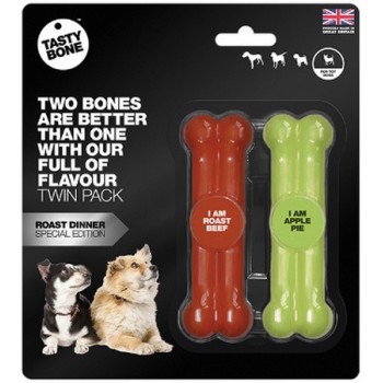 Tastybone toy Κόκαλα με γεύσεις μοσχάρι & μηλόπιτα 13x2.5cm Tastybone toy Κόκαλα με γεύσεις μοσχάρι & μηλόπιτα 13x2.5cm