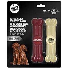 Tastybone toy Κόκαλα με γεύσεις βοδινού & κοτόπουλου 15x3.0cm Tastybone toy Κόκαλα με γεύσεις βοδινού & κοτόπουλου 15x3.0cm