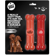 Tastybone toy Κόκαλα με γεύσεις γαρύφαλλο & μπριζόλα 15x3.0cm Tastybone toy Κόκαλα με γεύσεις γαρύφαλλο & μπριζόλα 15x3.0cm