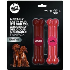 Tastybone toy Κόκαλα με γεύσεις μοσχαρίσιο λουκάνικο & μπέικον 15x3.0cm Tastybone toy Κόκαλα με γεύσεις μοσχαρίσιο λουκάνικο & μπέικον 15x3.0cm