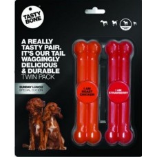 Tastybone toy Κόκαλα με γεύσεις κοτόπουλου & φράουλας 15x3.0cm Tastybone toy Κόκαλα με γεύσεις κοτόπουλου & φράουλας 15x3.0cm