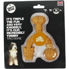 Tastybone trio bone με γεύση φυστικοβούτυρο 12cm Tastybone trio bone με γεύση φυστικοβούτυρο 12cm